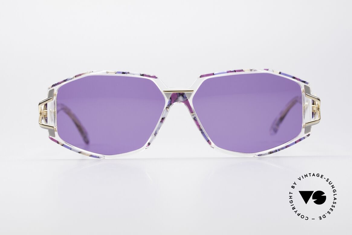Cazal 368 90er Sonnenbrille Hip Hop Style, schmuckvolles Cazal Design der frühen 90er Jahre, Passend für Damen
