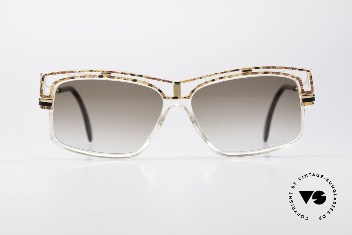 Cazal 365 Vintage No Retro Sonnenbrille, markante Cazal vintage Sonnenbrille aus den 90ern, Passend für Herren und Damen