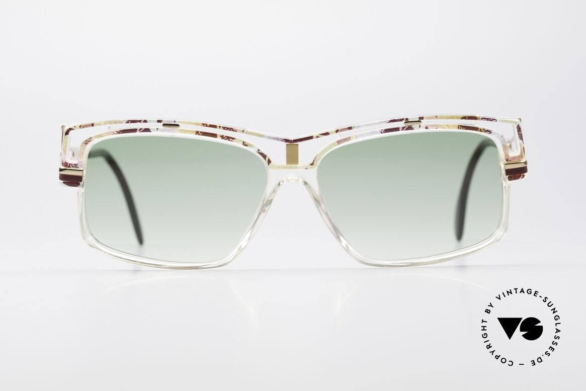 Cazal 365 No Retro 90er Hip Hop Brille, markante Cazal vintage Sonnenbrille aus den 90ern, Passend für Herren und Damen