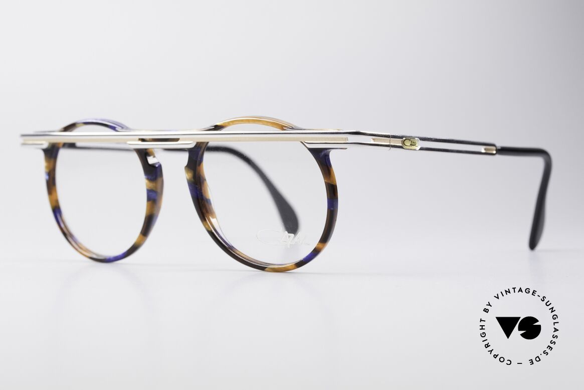 Cazal 648 Cari Zalloni 90er Vintage Brille, extrovertierte Rahmengestaltung in Farbe & Form, Passend für Herren und Damen