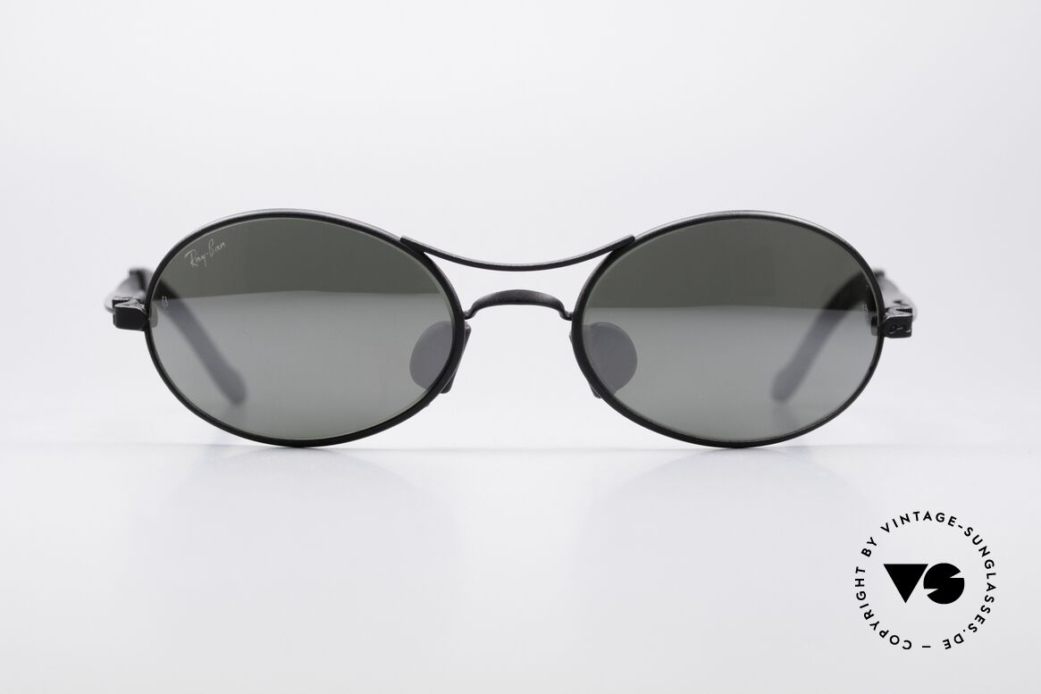 Ray Ban Orbs 9 Base Oval Silver Mirror B&L USA Brille, futuristische Sportbrille von Ray Ban - perfekter Sitz, Passend für Herren