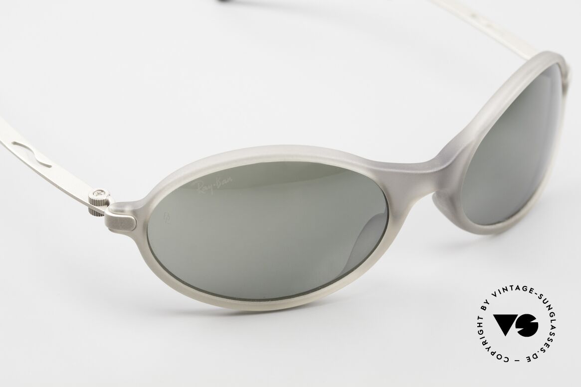 Ray Ban Orbs Oval Combo Silver Mirror B&L USA Brille, silber-verspiegelte Bausch&Lomb B&L Mineral-Gläser, Passend für Herren