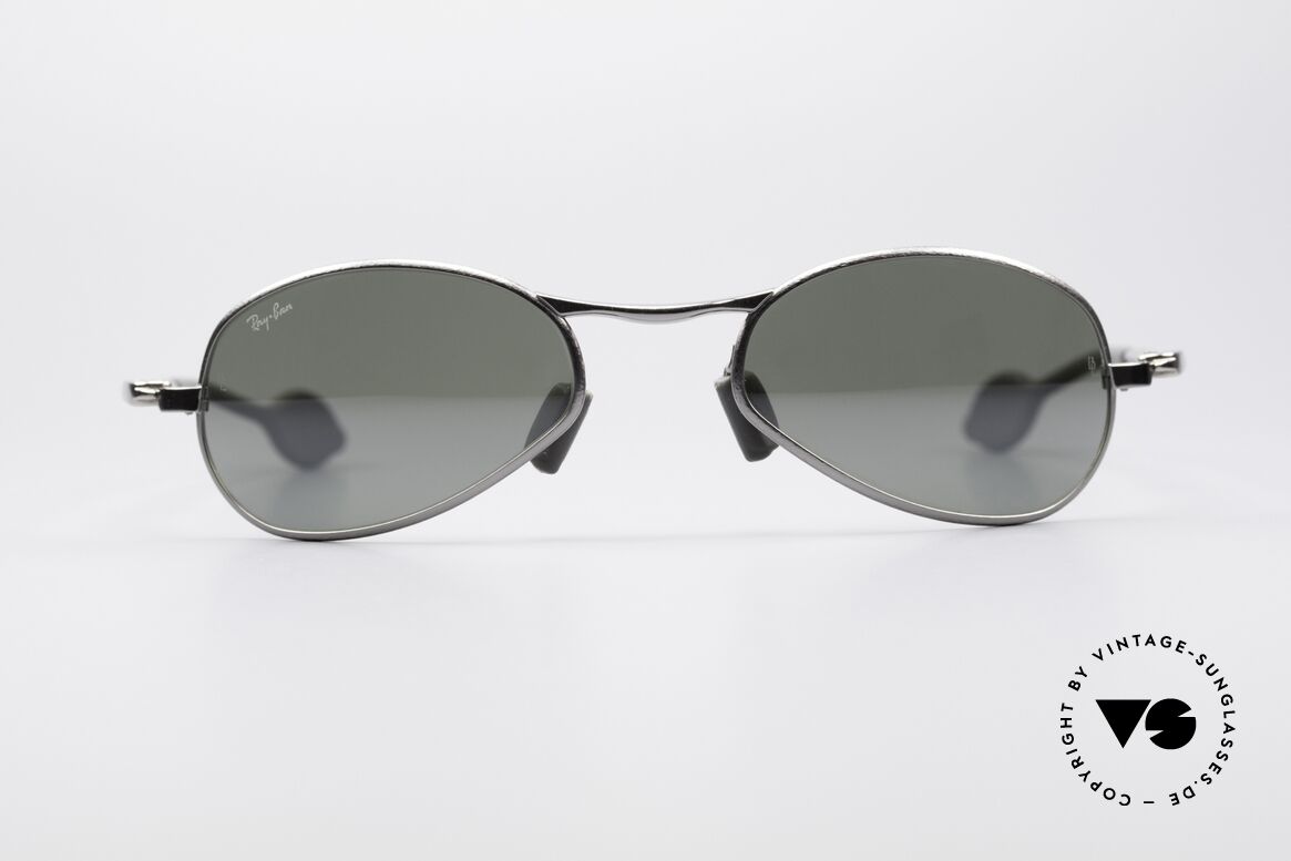Ray Ban Orbs Oval Prophecy Silver Mirror B&L USA Brille, futuristische Sportbrille von Ray Ban - perfekter Sitz, Passend für Herren