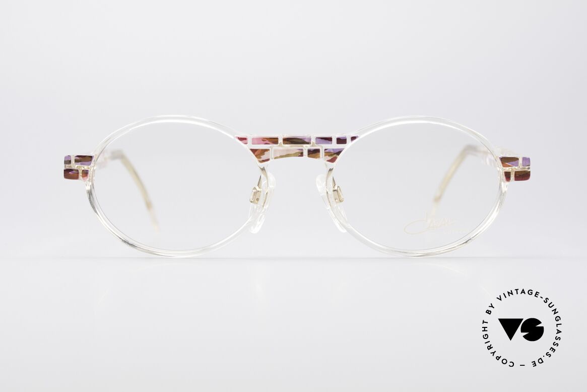 Cazal 510 Crystal Limited Vintage Brille, seltene vintage Brille der Cazal Crystal 500er Serie, Passend für Damen