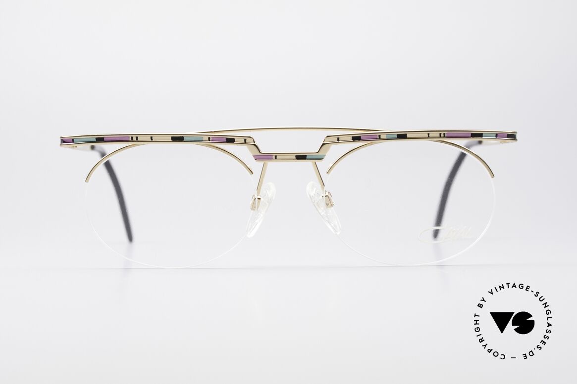 Cazal 758 Original Brille No Retrobrille, interessantes CAZAL vintage Brillengestell von 1997, Passend für Herren und Damen