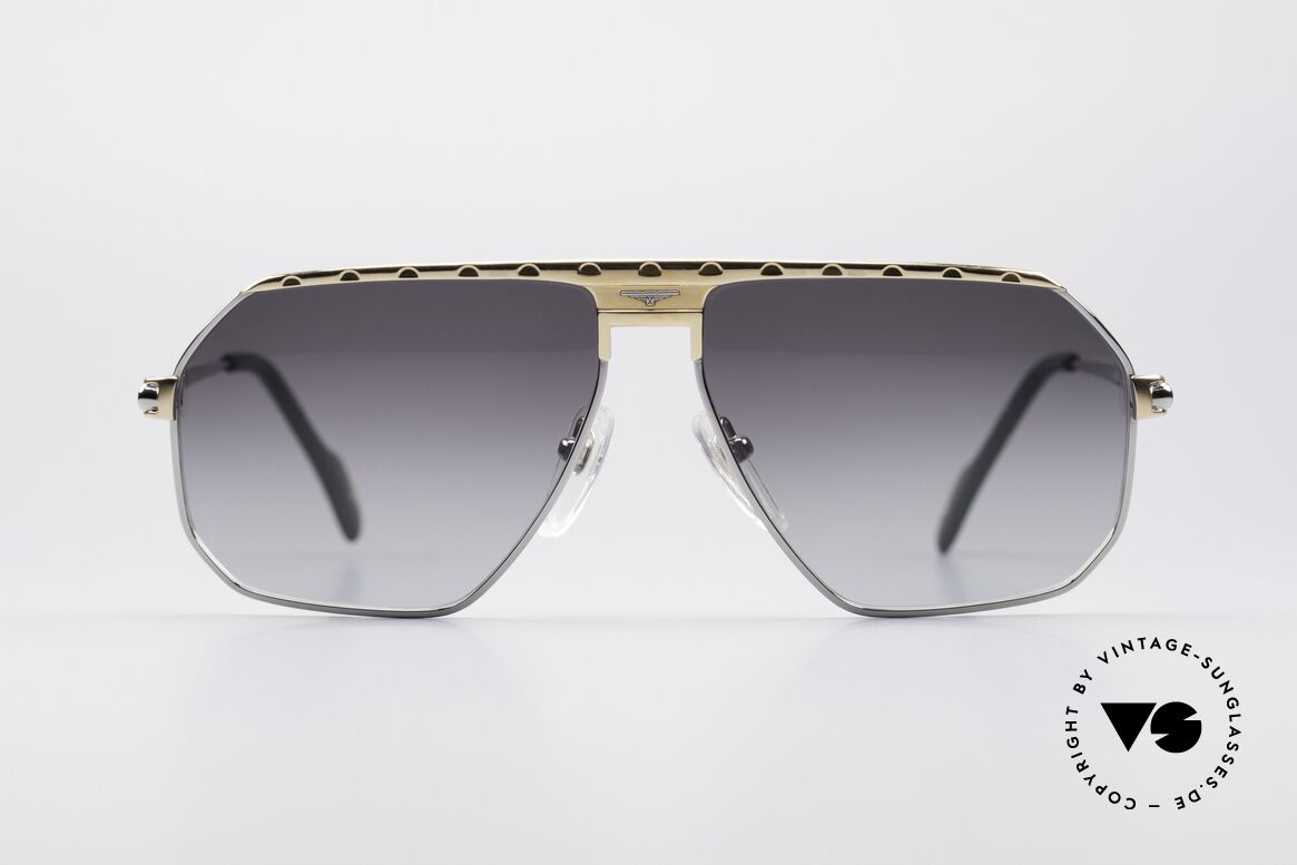 Longines 0152 Titanium 80er Sonnenbrille, maskuline 80er Designersonnenbrille von Longines, Passend für Herren