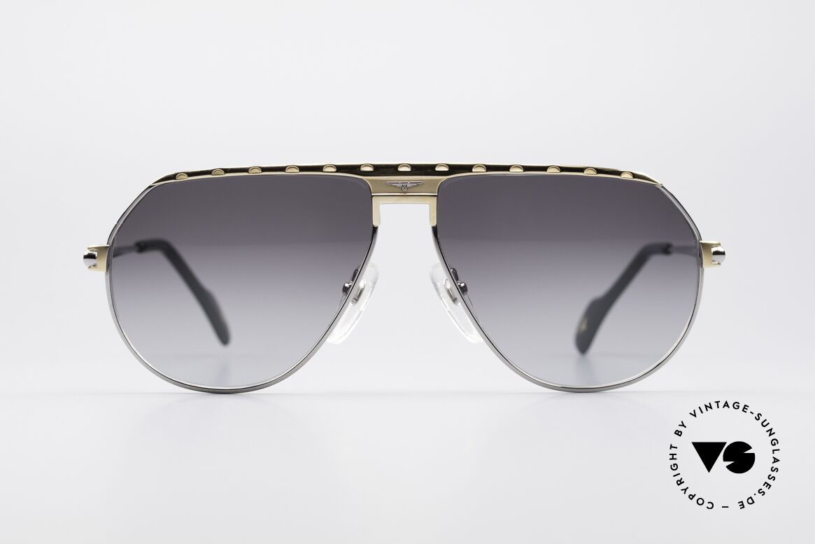 Longines 0151 80er Titanium Sonnenbrille, maskuline 80er Designersonnenbrille von Longines, Passend für Herren