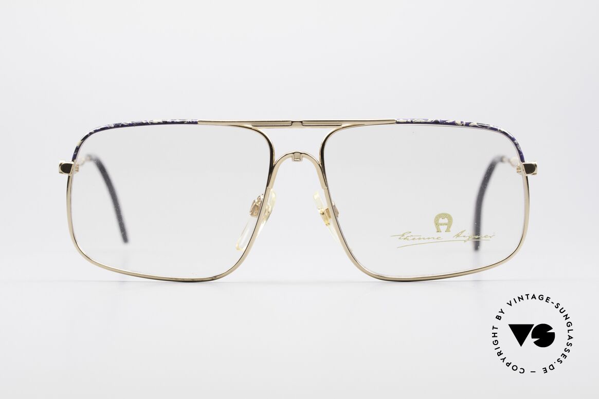 Aigner EA23 Echte 80er Luxus Brillenfassung, Etienne Aigner vintage Designer-Brille der 1980er, Passend für Herren