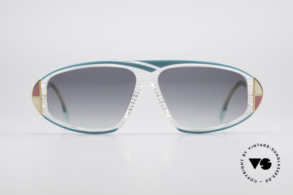 Cazal 187 Old School 80er Sonnenbrille, eye-catching vintage Cazal Designersonnenbrille, Passend für Herren und Damen