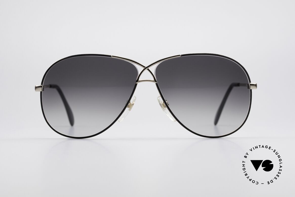 Cazal 728 Vintage Aviator Sonnenbrille, legendäre Pilotensonnenbrille der 1980er Jahre, Passend für Herren und Damen