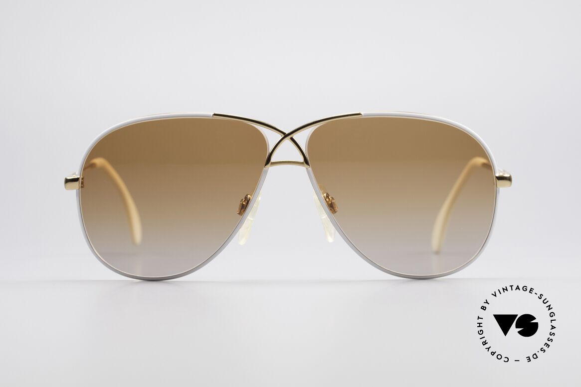 Cazal 728 Vintage Piloten Sonnenbrille, legendäre Pilotensonnenbrille der 1980er Jahre, Passend für Herren und Damen