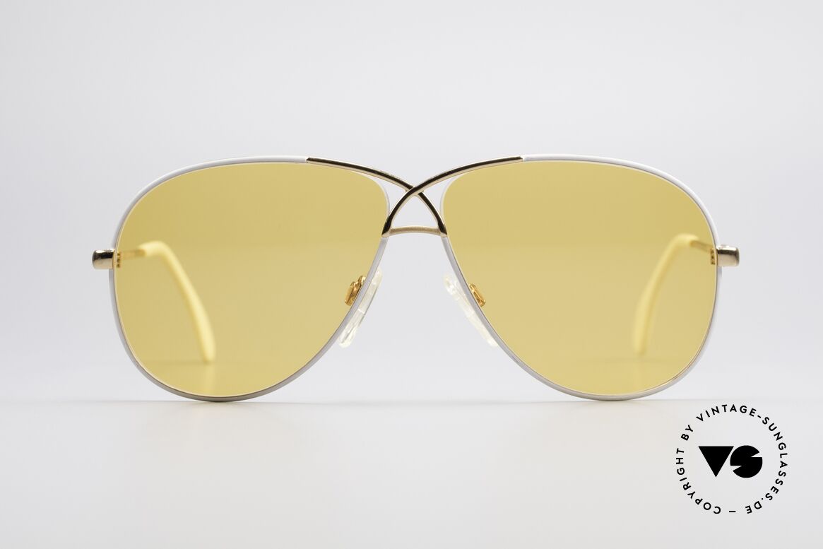 Cazal 728 Designer Piloten Sonnenbrille, legendäre Pilotensonnenbrille der 1980er Jahre, Passend für Herren und Damen