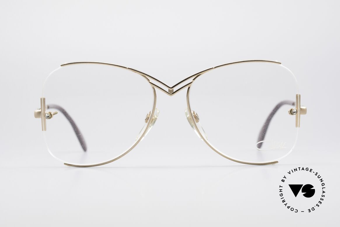 Cazal 221 Randlose 80er Designer Brille, zauberhaftes Cazal vintage Brillengestell der 1980er, Passend für Damen
