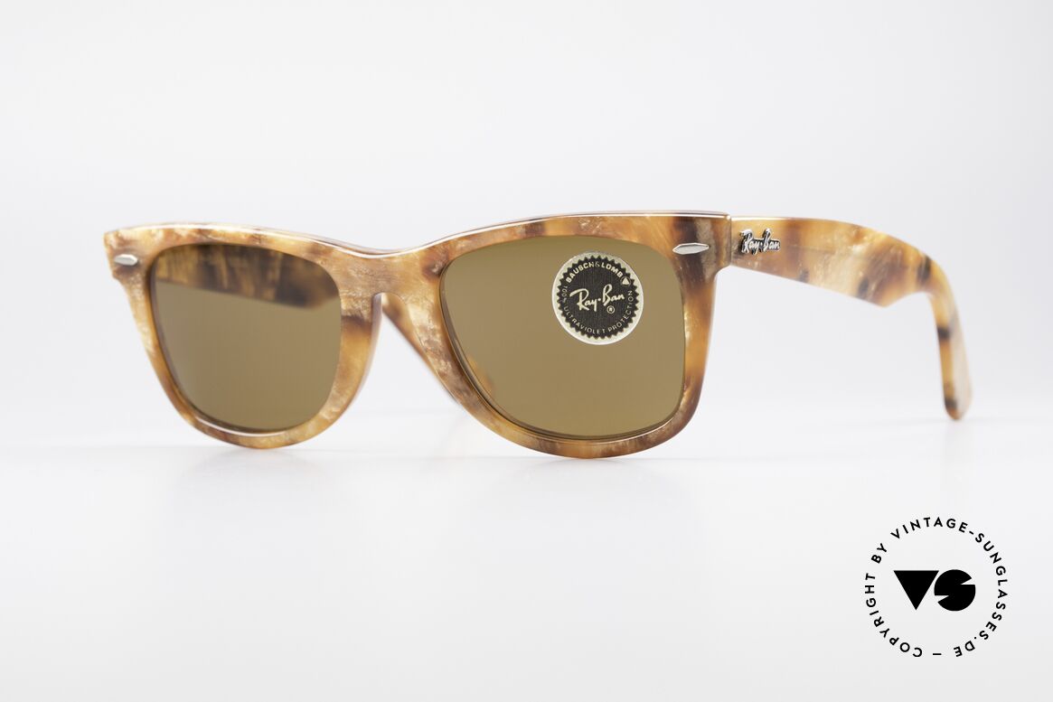 Ray Ban Wayfarer I Limited Edition Blond Frost, Wayfarer USA: der Sonnenbrillenklassiker von B&L, Passend für Herren und Damen Ray Ban Wayfarer I Limited Edition Blond Frost, Wayfarer USA: der Sonnenbrillenklassiker von B&L, Passend für Herren und Damen