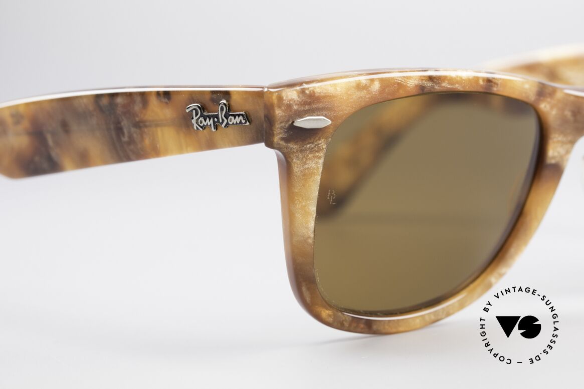 Ray Ban Wayfarer I Limited Edition Blond Frost, ungetragen (wie alle unsere alten Wayfarer-Unikate), Passend für Herren und Damen Ray Ban Wayfarer I Limited Edition Blond Frost, ungetragen (wie alle unsere alten Wayfarer-Unikate), Passend für Herren und Damen