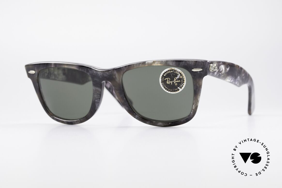Ray Ban Wayfarer I Limited Edition Gray Frost, Wayfarer USA: der Sonnenbrillenklassiker von B&L, Passend für Herren und Damen