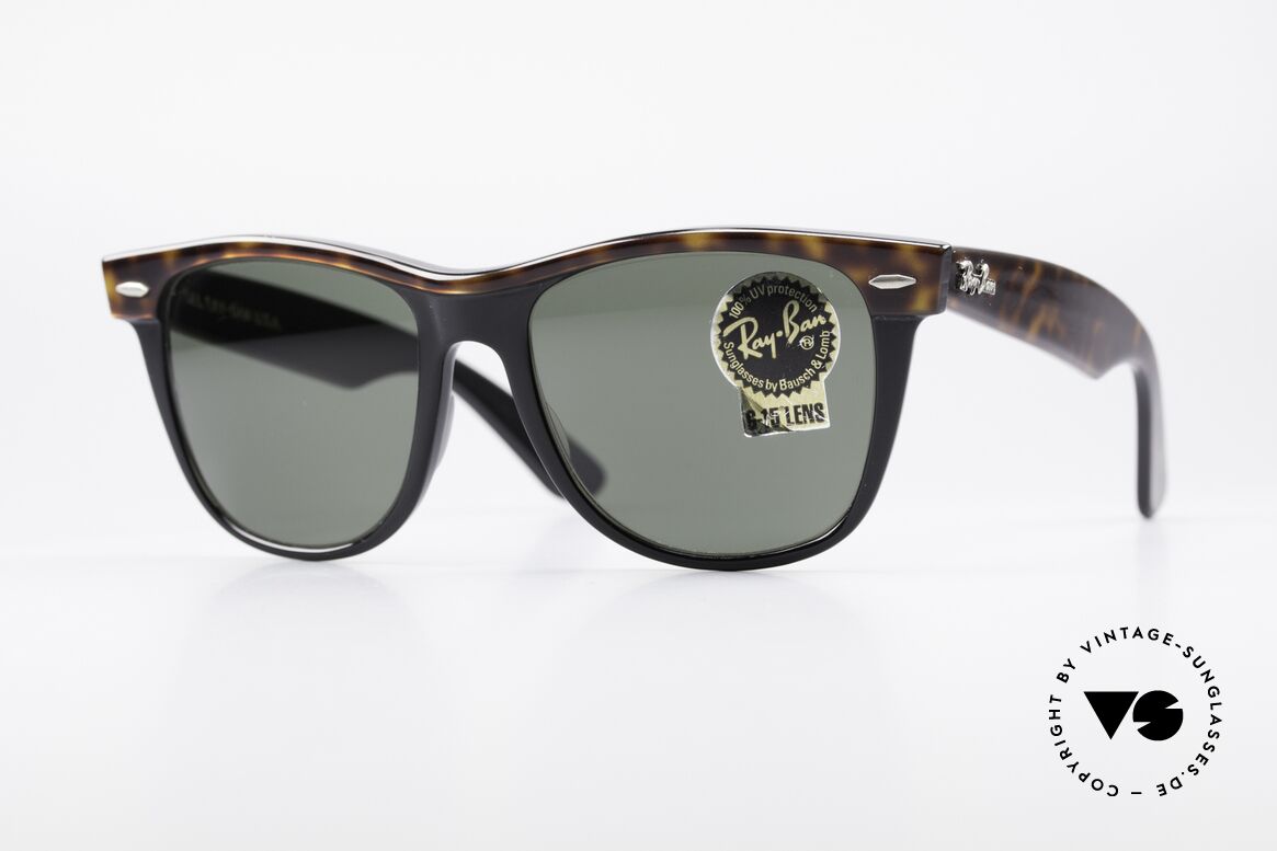 Ray Ban Wayfarer II Sonnenbrille Klassiker 80er, WAYFARER = der Ray Ban Klassiker 'made in USA', Passend für Herren und Damen