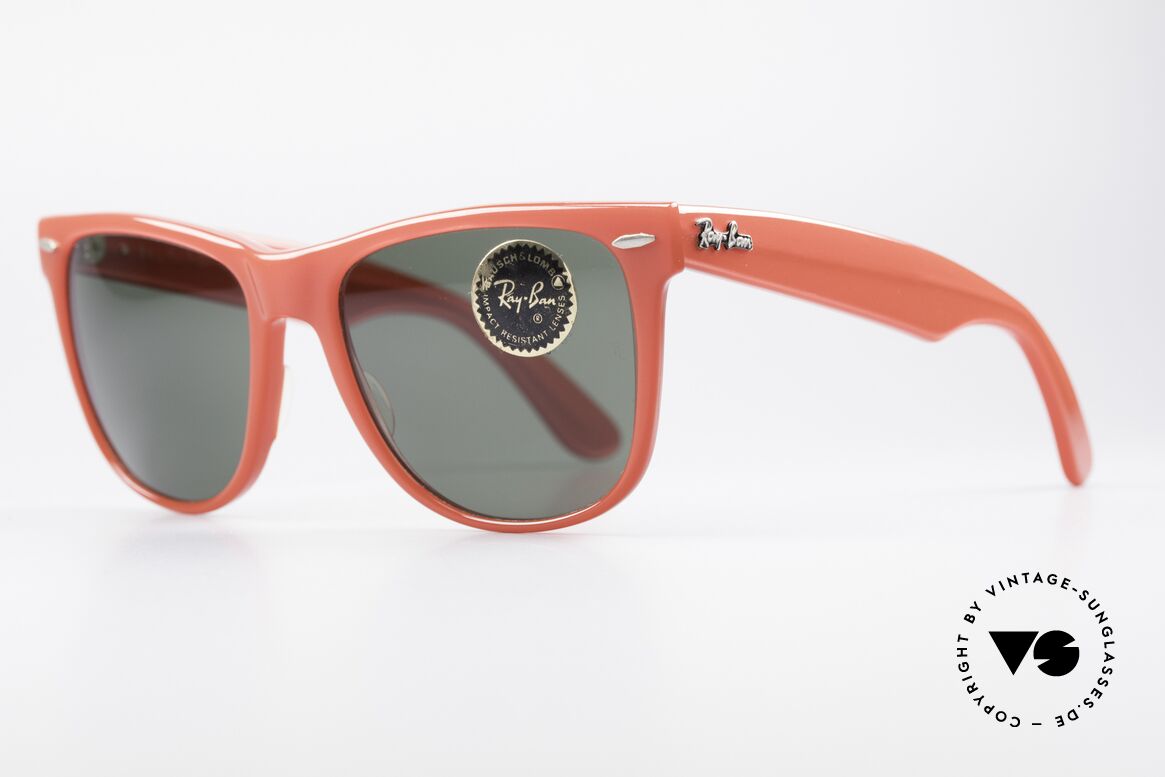 Ray Ban Wayfarer II Rare USA Wayfarer Pupurrot, äußerst rare Damen-Version in tollem Purpur-Rot, Passend für Damen