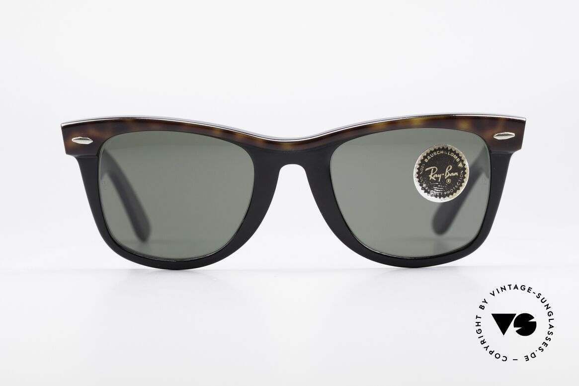 Ray Ban Wayfarer I 80er B&L USA Sonnenbrille, WAYFARER: der absolute Sonnenbrillenklassiker, Passend für Herren und Damen