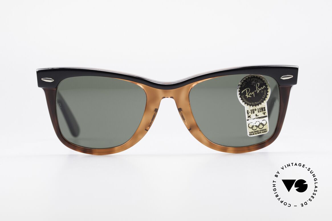 Ray Ban Wayfarer I Bausch&Lomb USA Sonnenbrille, WAYFARER: der absolute Sonnenbrillenklassiker, Passend für Herren und Damen