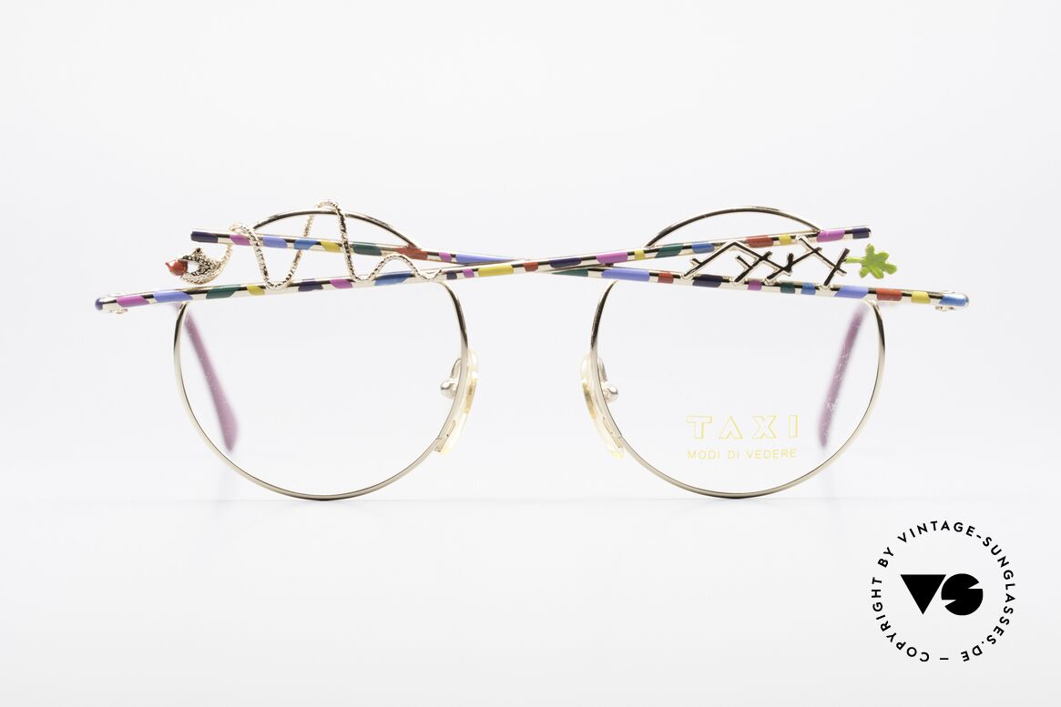 Taxi ST3 by Casanova Paradies Brille, vintage Taxi by Casanova Kunstbrille aus den 80ern, Passend für Damen Taxi ST3 by Casanova Paradies Brille, vintage Taxi by Casanova Kunstbrille aus den 80ern, Passend für Damen