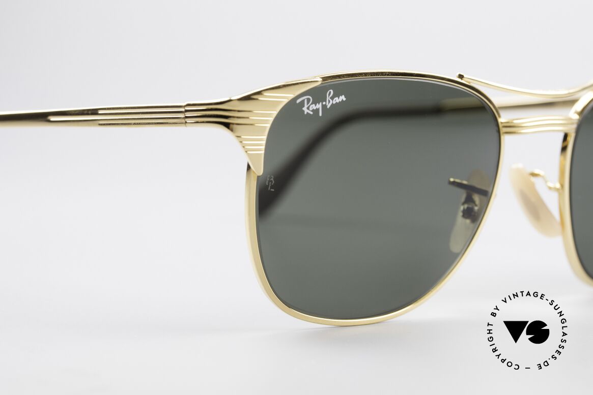 Ray Ban Signet Alte 80er B&L USA Ray-Ban, stabiler goldener Doppelsteg-Rahmen; W0386, Passend für Herren