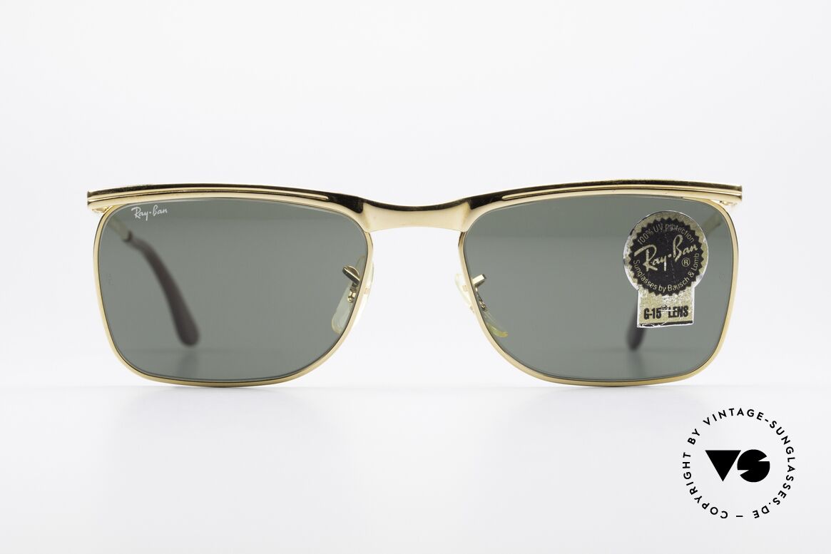 Ray Ban Signet Deluxe Vintage Sonnenbrille Klassisch, Ray-Ban Signet Deluxe 58mm W1305 G15, Passend für Herren