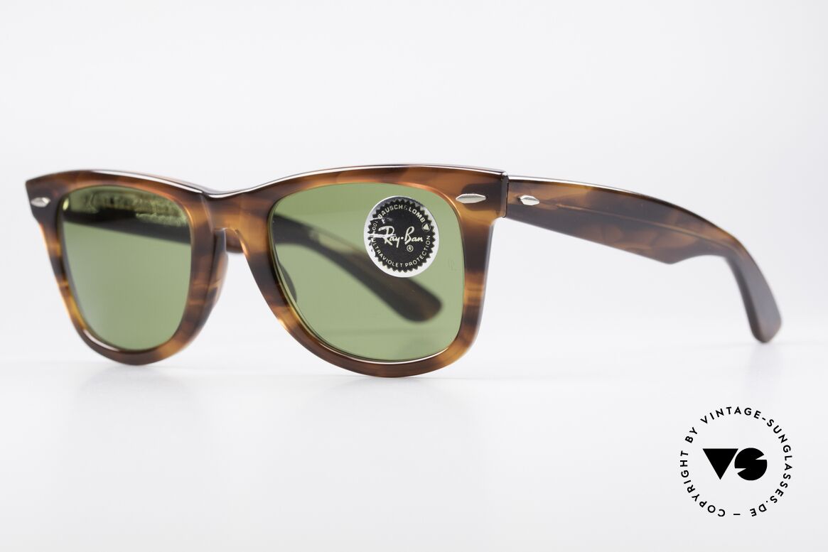 Ray Ban Wayfarer I 40 Years Rare Limited Special Edition, heute so oft kopiert und nie erreicht; echt vintage!, Passend für Herren und Damen