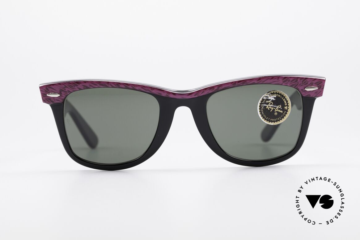 Ray Ban Wayfarer I 80er Sonnenbrille B&L USA, WAYFARER: der absolute Sonnenbrillenklassiker, Passend für Damen Ray Ban Wayfarer I 80er Sonnenbrille B&L USA, WAYFARER: der absolute Sonnenbrillenklassiker, Passend für Damen
