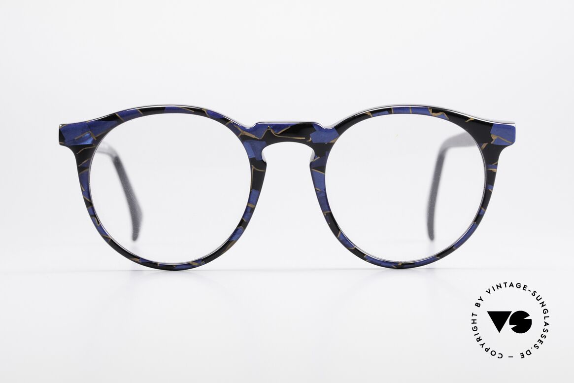 Alain Mikli 034 / 509 Vintage Designer Panto Brille, zeitlose Alain Mikli Paris Designer-Brillenfassung, Passend für Herren und Damen