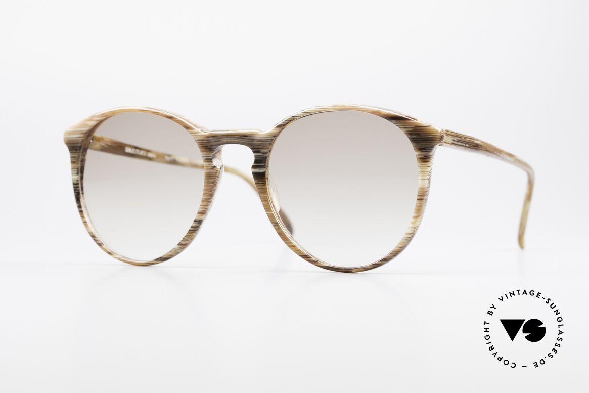 Alain Mikli 901 / 153 Horn Optik Panto Sonnenbrille, elegante ALAIN MIKLI Paris Designer-Sonnenbrille, Passend für Herren und Damen