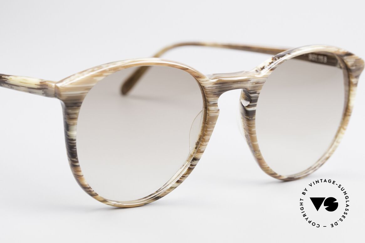 Alain Mikli 901 / 153 Horn Optik Panto Sonnenbrille, ungetragen (wie alle unsere 1980er vintage Brillen), Passend für Herren und Damen