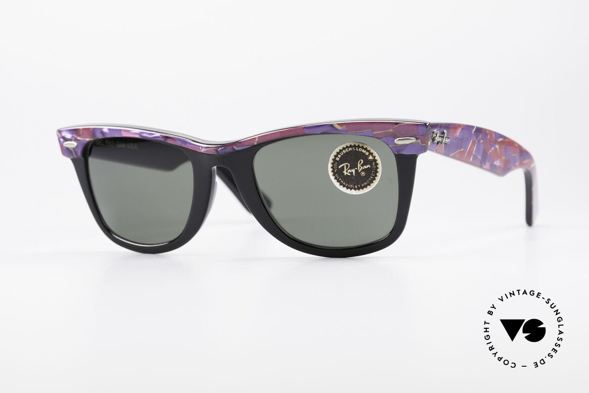 Ray Ban Wayfarer I 40 Jahre Alte USA Ray-Ban, WAYFARER = der Ray Ban Klassiker 'made in USA', Passend für Herren und Damen