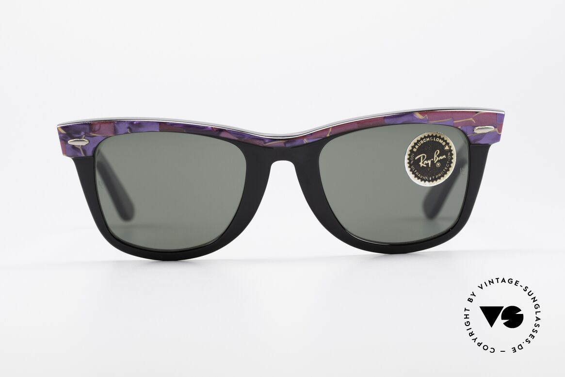 Ray Ban Wayfarer I 40 Jahre Alte USA Ray-Ban, Bausch & Lomb Qualitätsgläser (100% UV-Schutz), Passend für Herren und Damen
