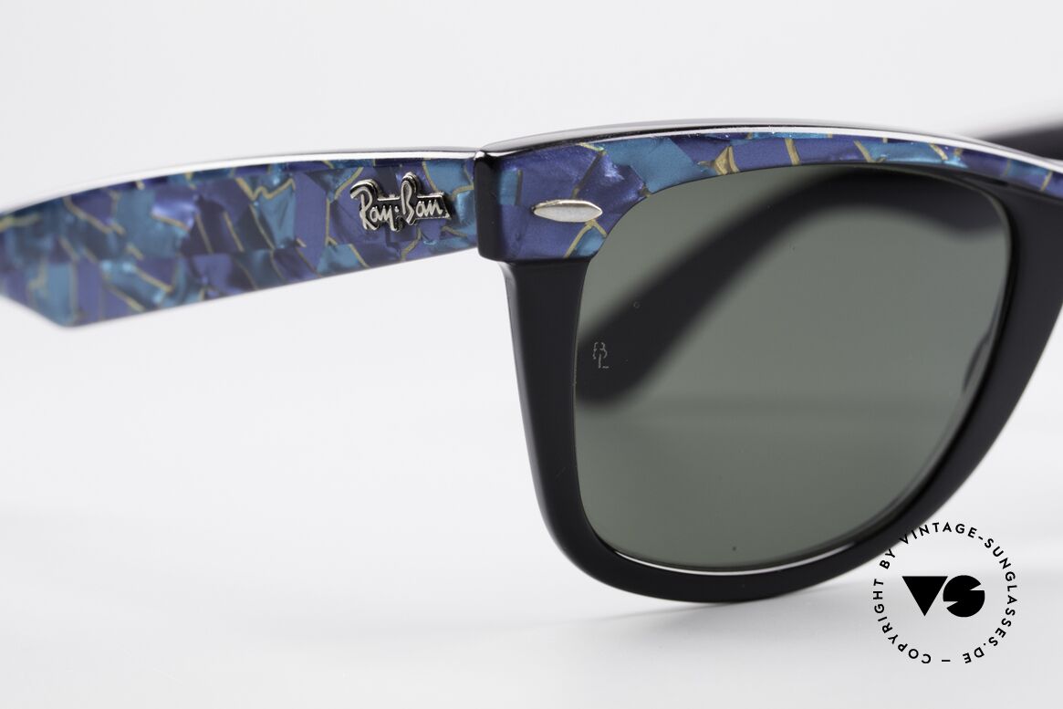 Ray Ban Wayfarer I Original Mosaic Wayfarer 80er, KEINE retro Sonnenbrille, 100% vintage ORIGINAL, Passend für Herren und Damen Ray Ban Wayfarer I Original Mosaic Wayfarer 80er, KEINE retro Sonnenbrille, 100% vintage ORIGINAL, Passend für Herren und Damen