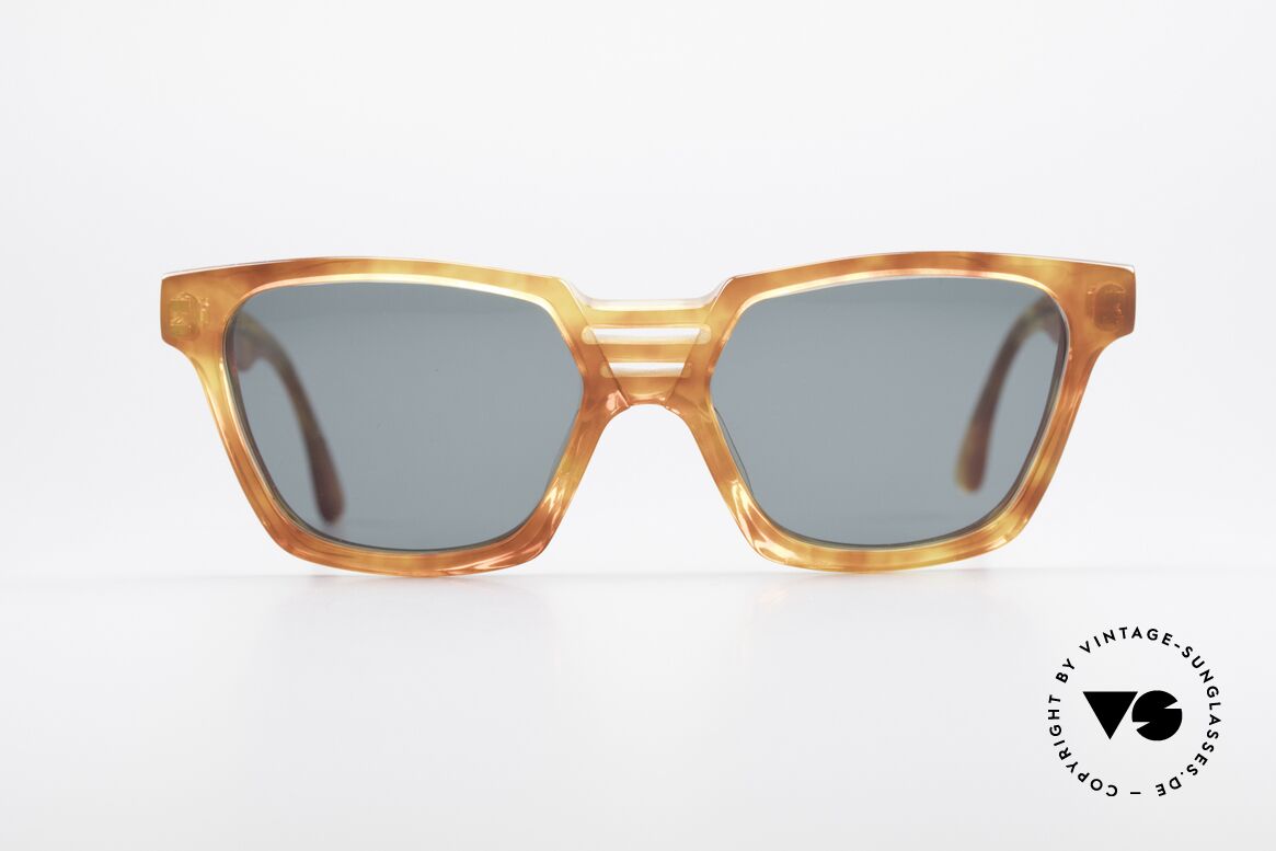 Alain Mikli 0145 / 033 Markante 80er Sonnenbrille, markante Form & sehr interessantes Rahmenmuster, Passend für Herren und Damen