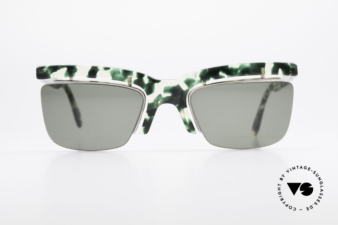 Alain Mikli 620 / 290 Außergewöhnliche 80er Brille, Alain Mikli vintage Designer-Sonnenbrille von 1988, Passend für Herren und Damen