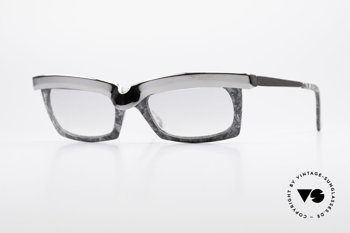Alain Mikli 611 / 021 Spektakuläre Vintage Brille, ALAIN MIKLI vintage Designer-Sonnenbrille von 1986, Passend für Herren und Damen