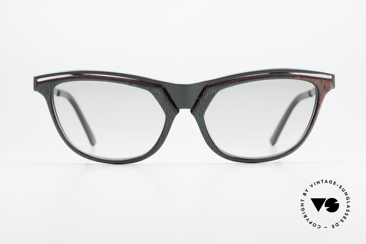 Alain Mikli 624 / 836 Hologramm Effekt Brille, 80er Jahre Sonnenbrille aus der Modestadt Paris, Passend für Damen