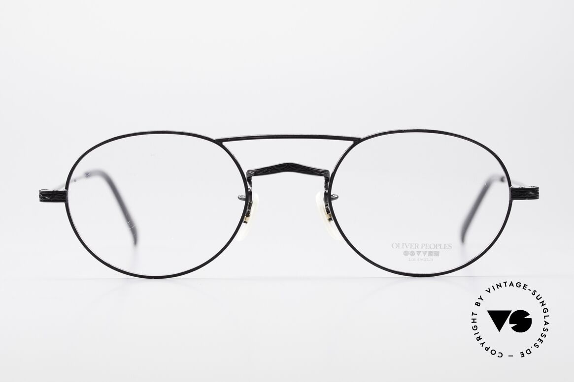 Oliver Peoples August Außergewöhnliche 90er Brille, Oliver Peoples Brille, Mod. 'August' aus den 1990ern, Passend für Herren und Damen