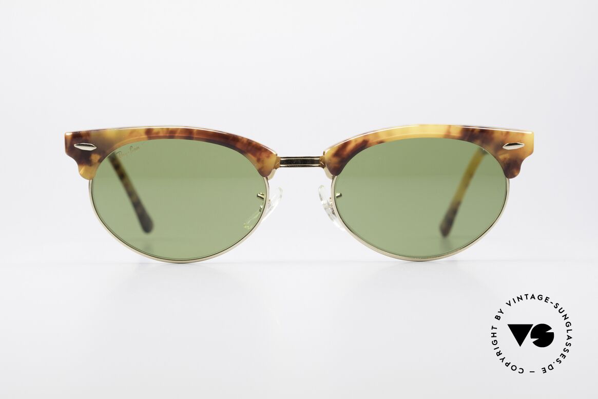 Ray Ban Clubmaster Oval 80er Bausch & Lomb Brille, original 80er Jahre Sonnenbrille von RAY-BAN, USA, Passend für Herren und Damen