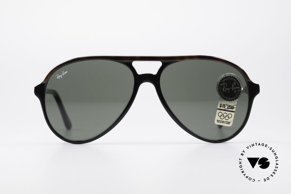 Ray Ban Traditionals Style A Alte Aviator Sonnenbrille USA, alte B&L USA Piloten-Sonnenbrille aus den 90ern, Passend für Herren