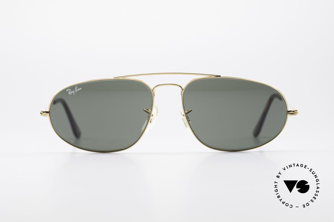 Ray Ban Fashion Metal 5 Sonnenbrille Aviator Style, die etwas modifizierte Pilotenform von Ray Ban, Passend für Herren
