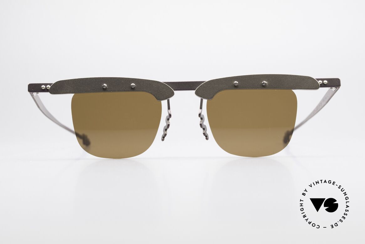 Theo Belgium Fritz 2 E4 Avantgarde Sonnenbrille, Theo Belgium: die eigenwilligste Brillenmarke, weltweit, Passend für Herren und Damen