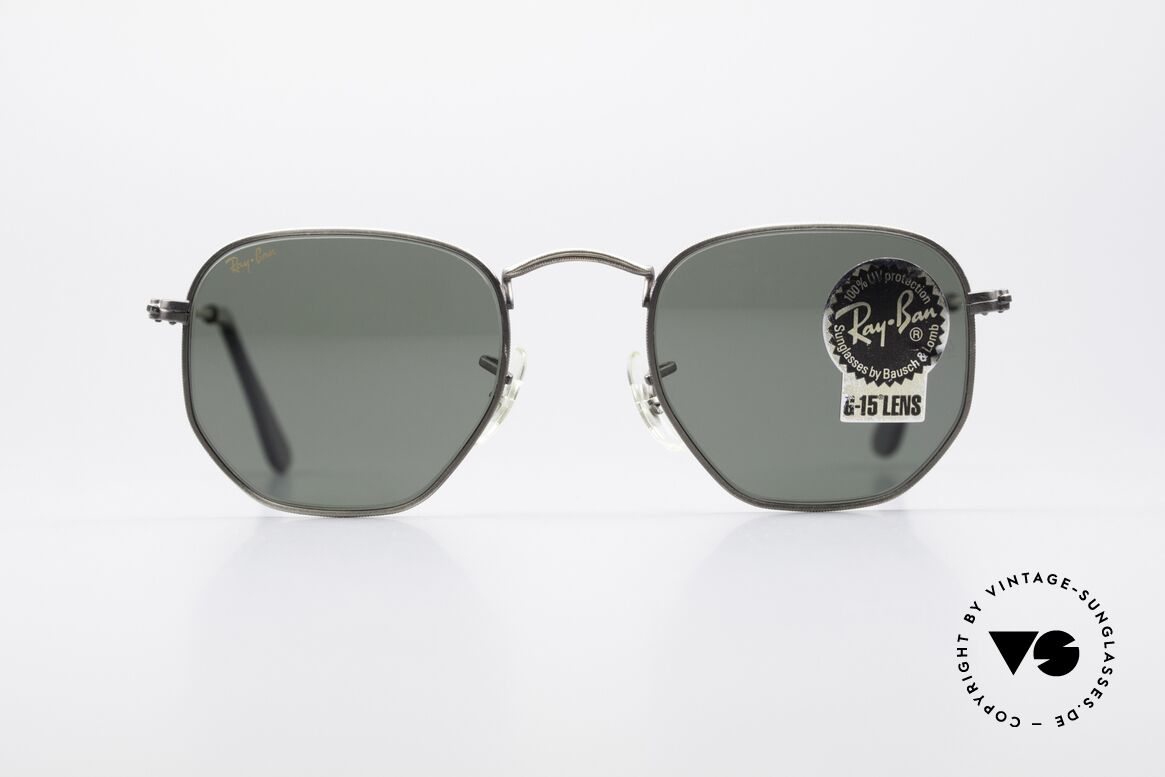 Ray Ban Classic Style III B&L USA Sonnenbrille Antik, basierend auf Bausch&Lomb Modellen der 20er Jahre, Passend für Herren und Damen