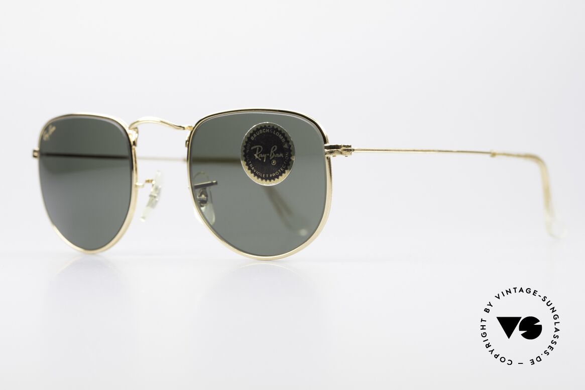 Ray Ban Classic Style II Klassische Sonnenbrille B&L, mit filigranen Ziselierungen an der gesamten Fassung, Passend für Herren und Damen
