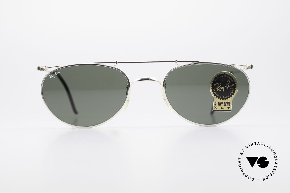 Ray Ban Deco Metals Oval Alte B&L USA Sonnenbrille, Modell aus der RAY-BAN Deco Metals Collection, Passend für Herren und Damen