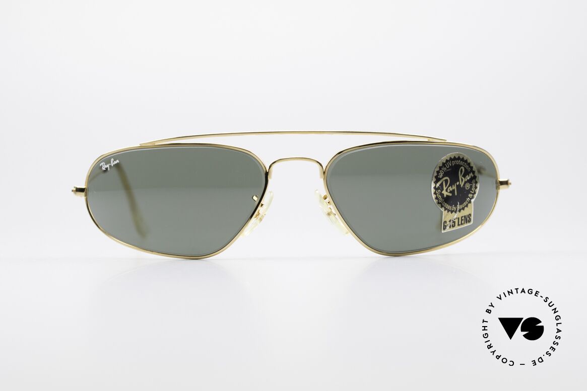 Ray Ban Fugitives Modified Aviator 90er Bausch & Lomb Brille, RAY-BAN Fugitives Metal Modified Aviator, W1958, Passend für Herren