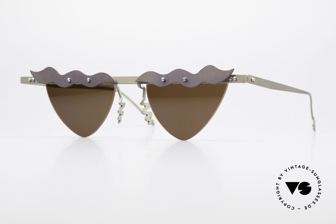 Theo Belgium Tita II C10 Herzförmige Sonnengläser, Theo Belgium: die eigenwilligste Brillenmarke, weltweit, Passend für Damen