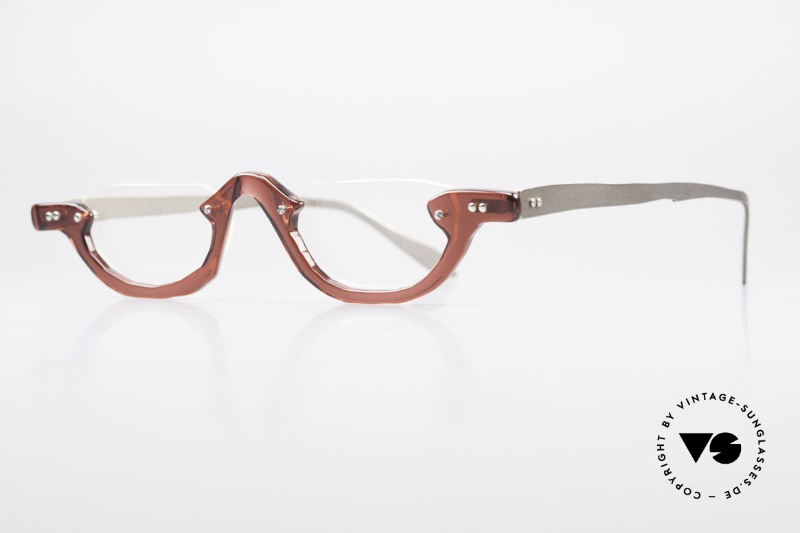 Theo Belgium Eye-Witness AE27 Crazy Vintage Lesebrille, damals gemacht für die 'Avantgarde' und Individualisten, Passend für Herren und Damen